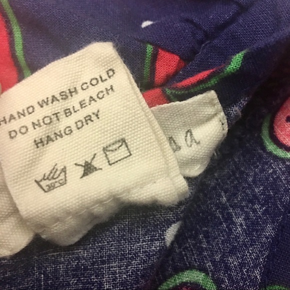 Emma & Elsa Girls Size 5 Dress & Sunhat Watermelon Hearts Ruffles Cotton Summer - Picture 11 of 16